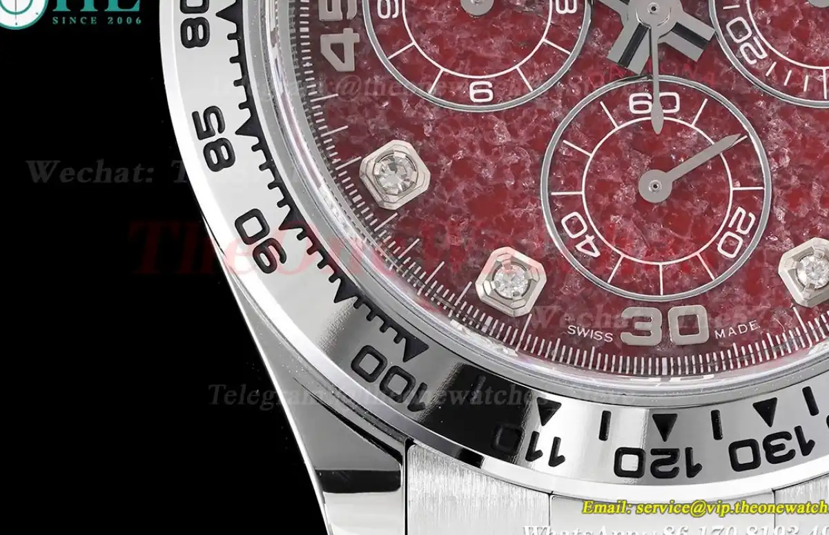 Daytona 116509 40mm SS SS Garnet Dial Clean DD4130