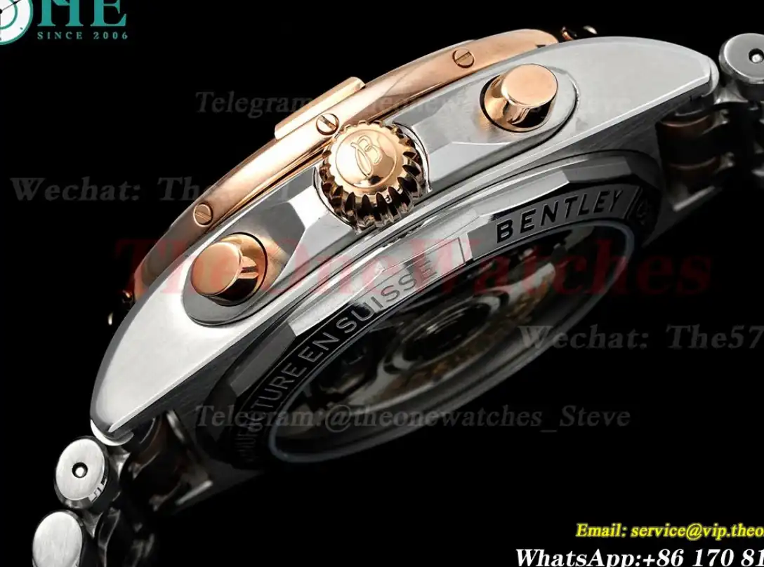 Chronomat B01 42MM RG SS Brown Stk TF A7750