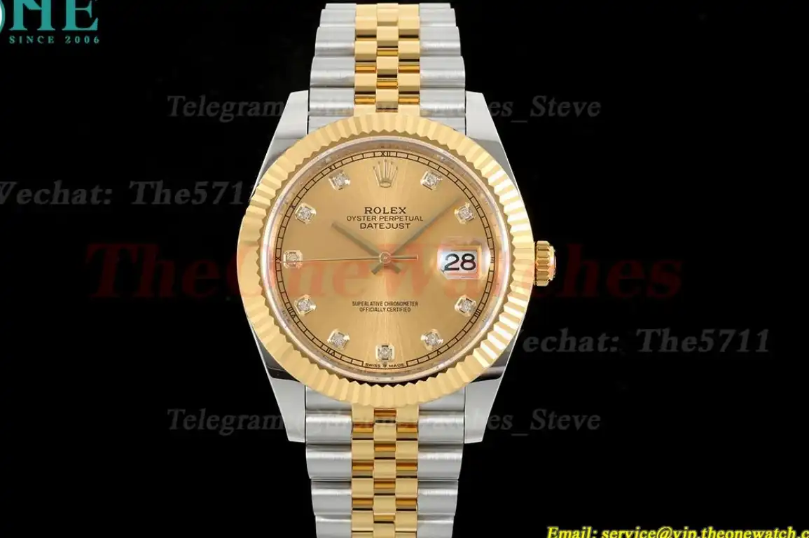 Datejust 126333 41mm Jub YG SS Gold Dia EWEF A3235