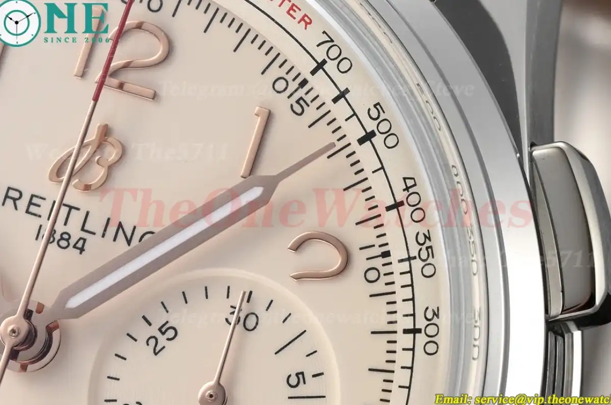 Premier B01 Chronograph 42mm SS LE Beige Dial BLSF V2 A7750 Mod