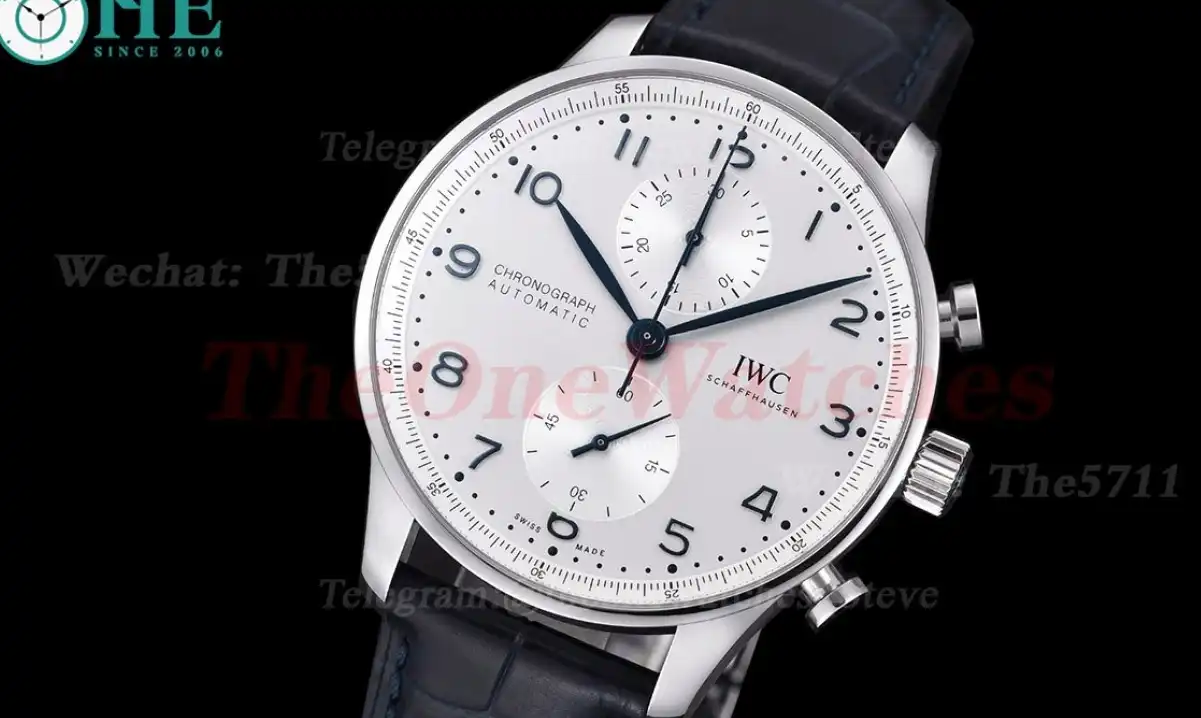 Portugieser Chrono IW371605 41mm SS LE White Num ZF A69355