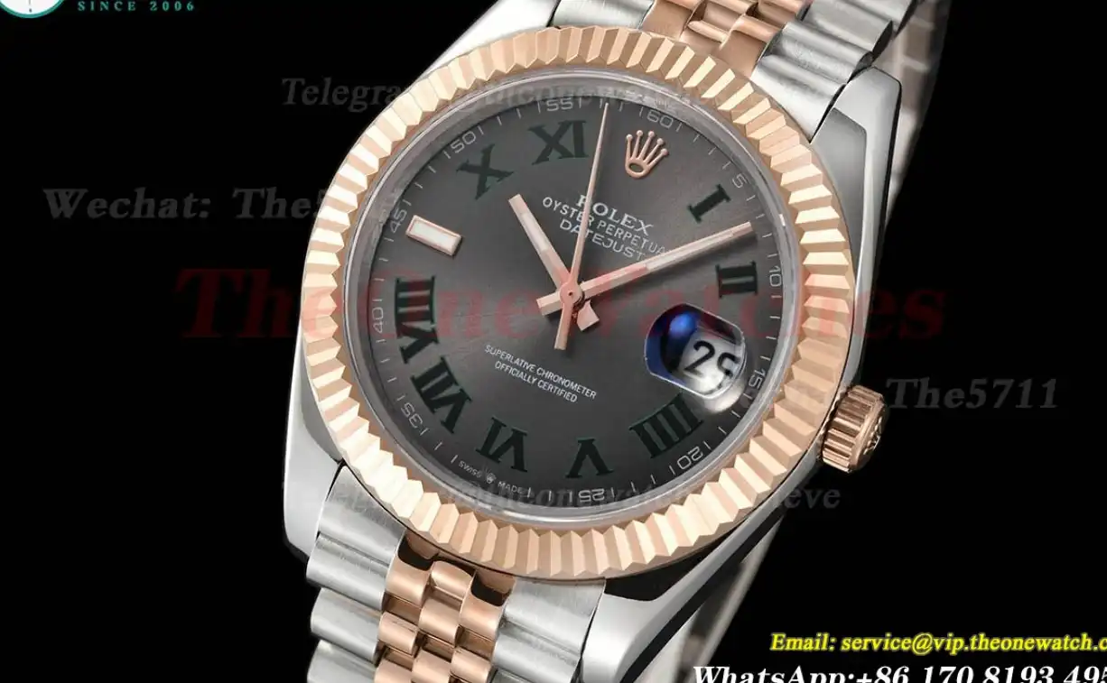 Datejust 126331 41mm Jub RG SS Grey Rmn GDF MY8215