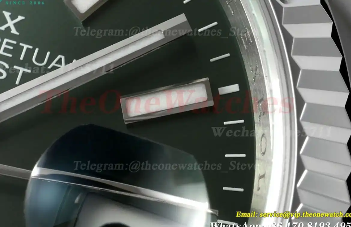 Datejust 126234 36mm Jub SS SS Green Stk JQF VR3235