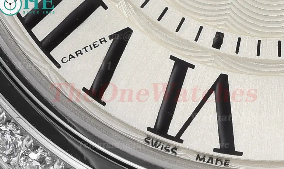 Ballon Bleu De Cartier 33mm SS SS Diamond Bezel GDF NH05