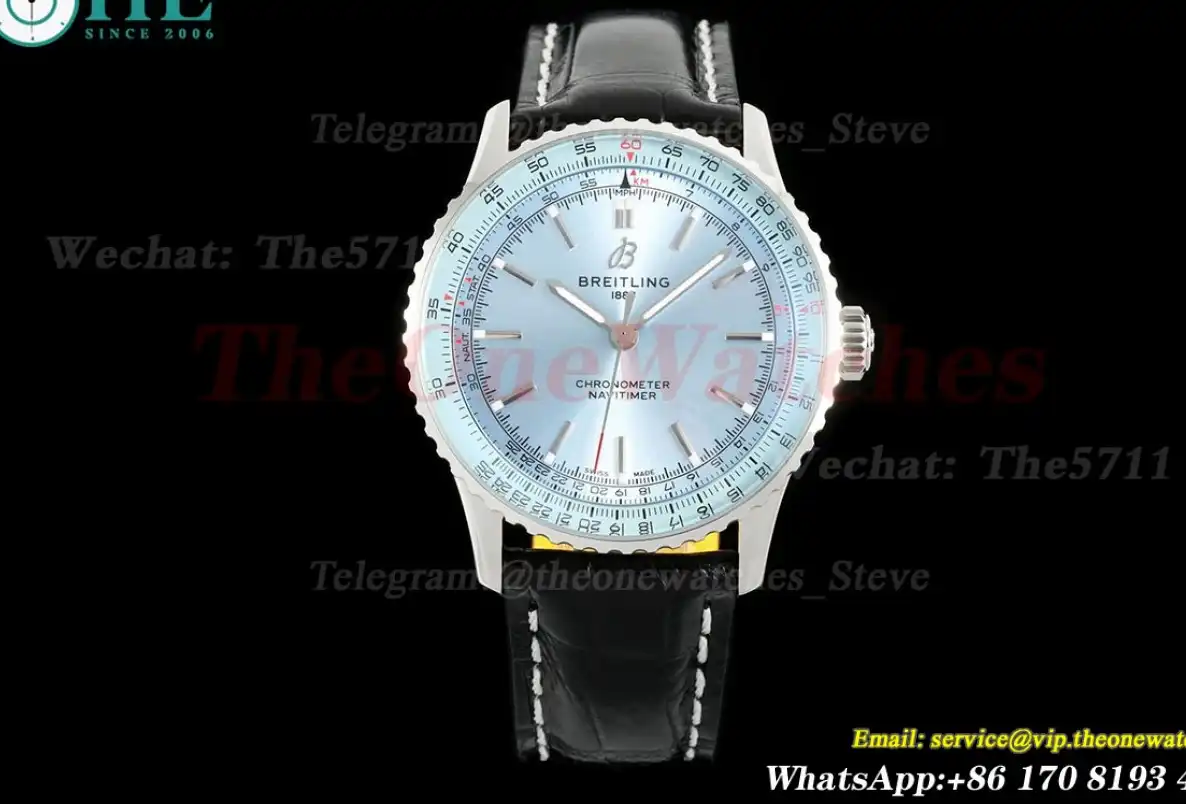 Navitimer 1 2024 41mm Date SS LE Ice Blue Dial TF A2824