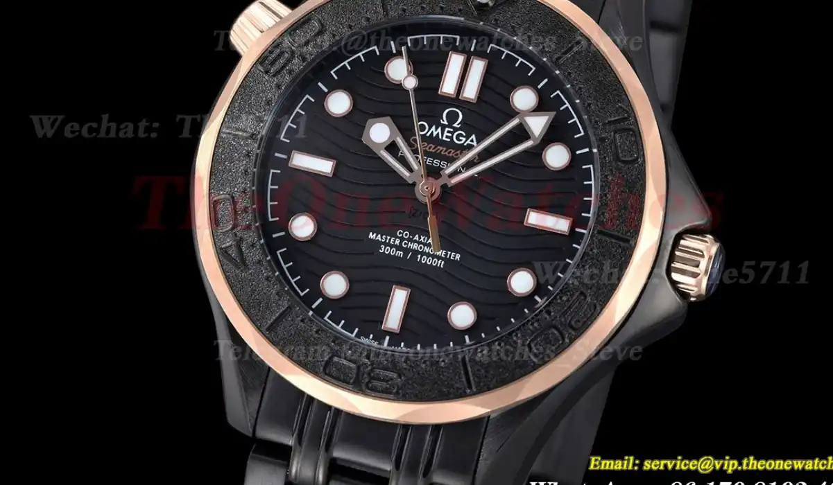 Seamaster 300m 42mm PVD PVD Black Dial GDF MY8215