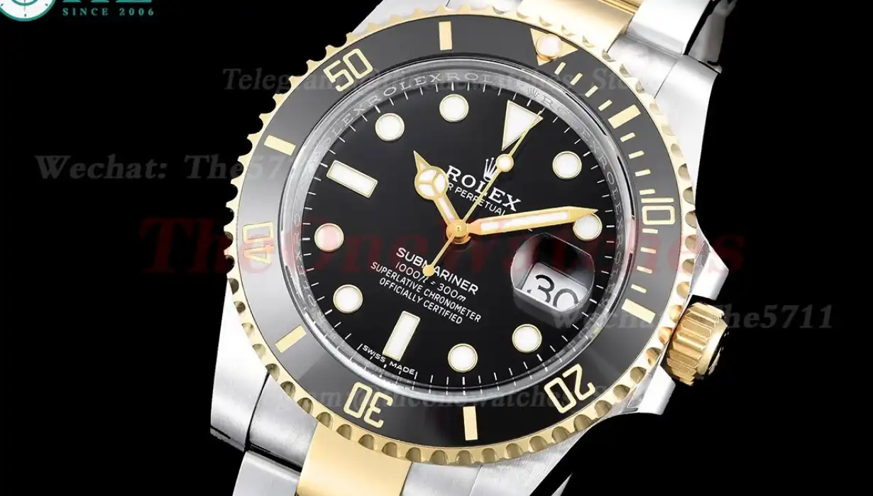 Submariner 116613LN 904L YG SS Black Dial CLEAN VS3135