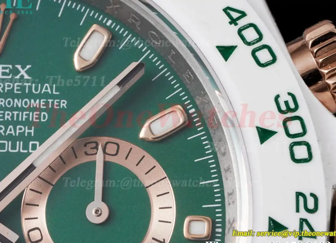 Daytona AET 40mm Cer Cer Green Dial ZF SH4130