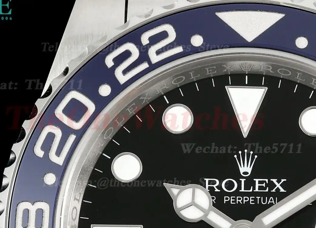 GMT Master II 126710 Pepsi Jub 40mm SS SS Black Dial EWEF V2 SH3285