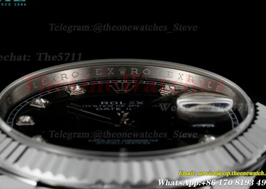 Datejust 126334 41mm Jub SS SS Black Dia EWEF A3235