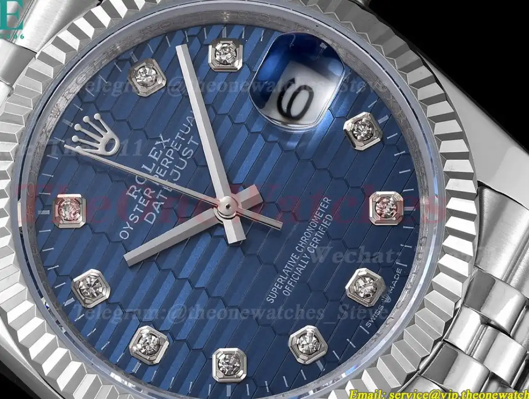 Datejust 126234 36mm Jub SS SS Blue Dia GDF MY8215