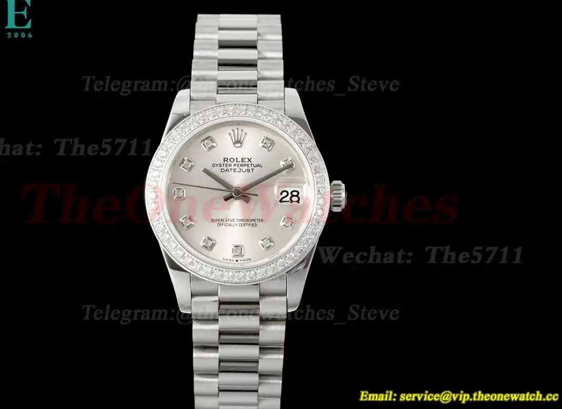 Datejust 278274 31mm Pres Dia SS SS Silver Dial GMF A2824