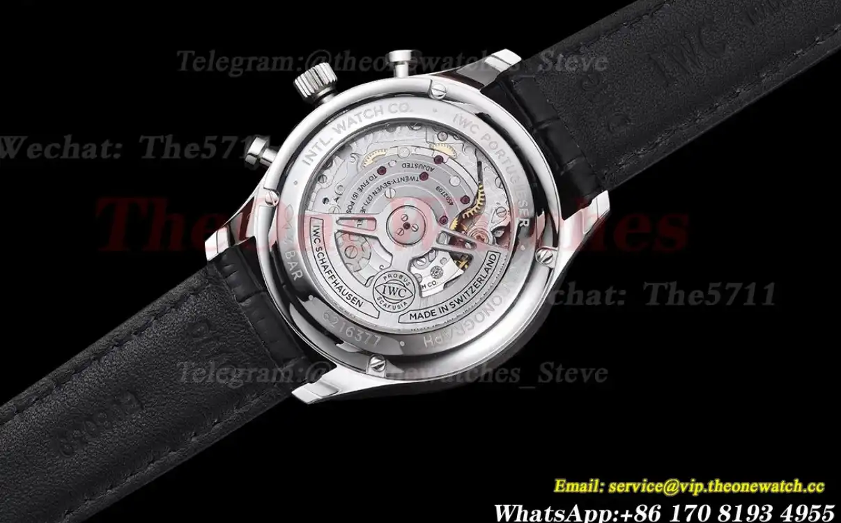 Portuguese Chrono IW371609 41mm SS LE Black Num ZF A69355