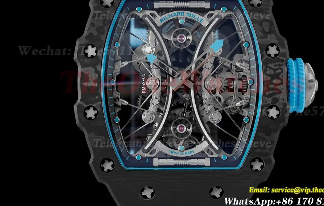 RM53-01 Carbon NY Skeleton Dial RMF Tourbillon