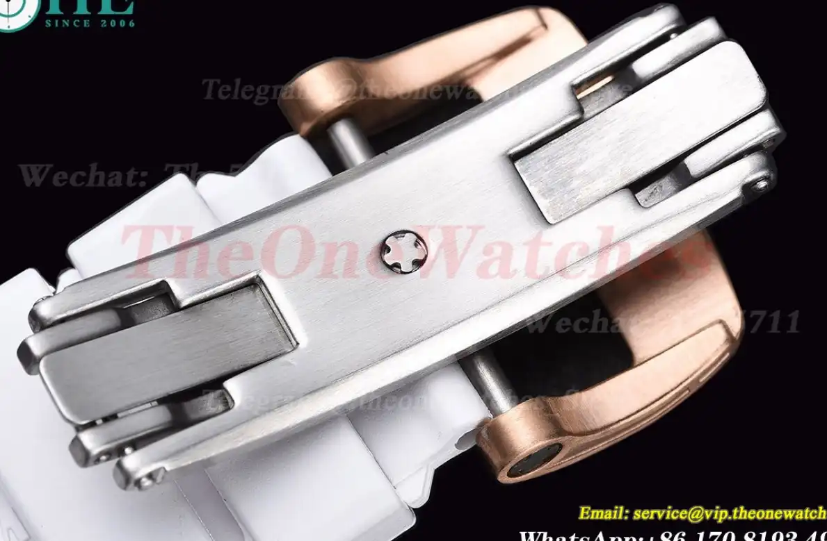 RM52-01 Cer RU On White Rubber Strap Real Tourbillon YSF