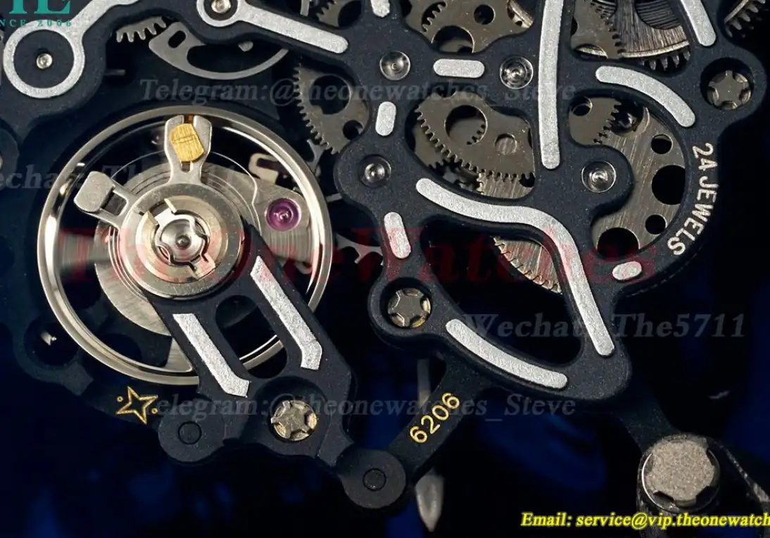 RM055 Red NTPT RU Skeleton Dial UOKF RMUL2 Super Clone