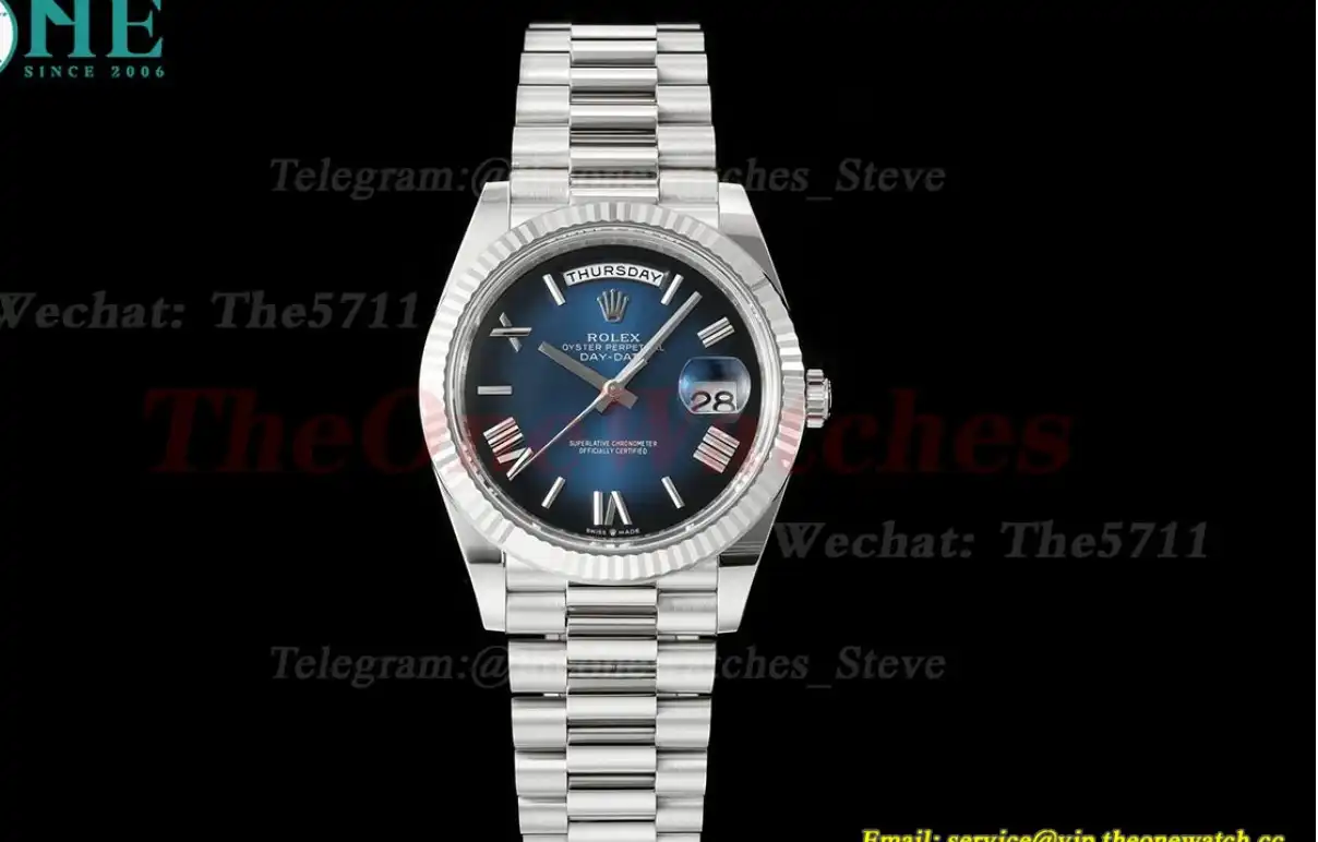 DayDate 228239 40mm SS SS Blue Dial THBF SH3255(Tungsten Heavy Version)