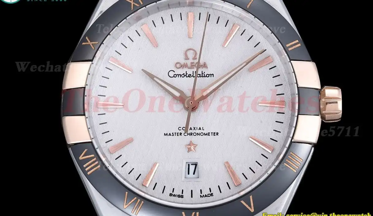 Constellation 41mm Ceramic RG LE White Dial GDF MY8215