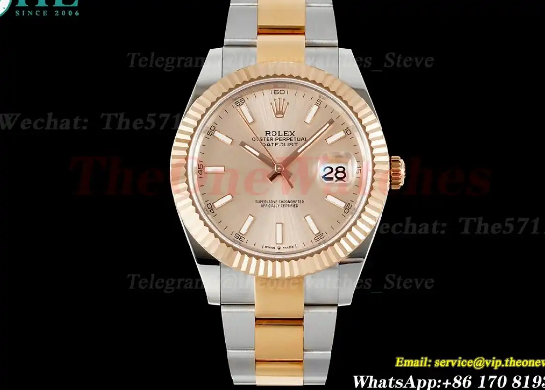 Datejust 126331 41mm Oys RG SS Gold Stk EWEF A3235