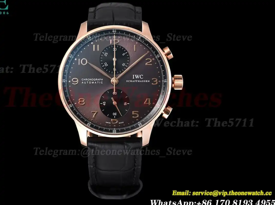 Portuguese Chrono 40mm RG LE Brown Num ZF V2 A7750