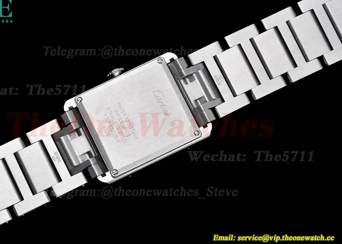 Tank Must 25.5MM White Dial On SS Bracelet K11F Quartz