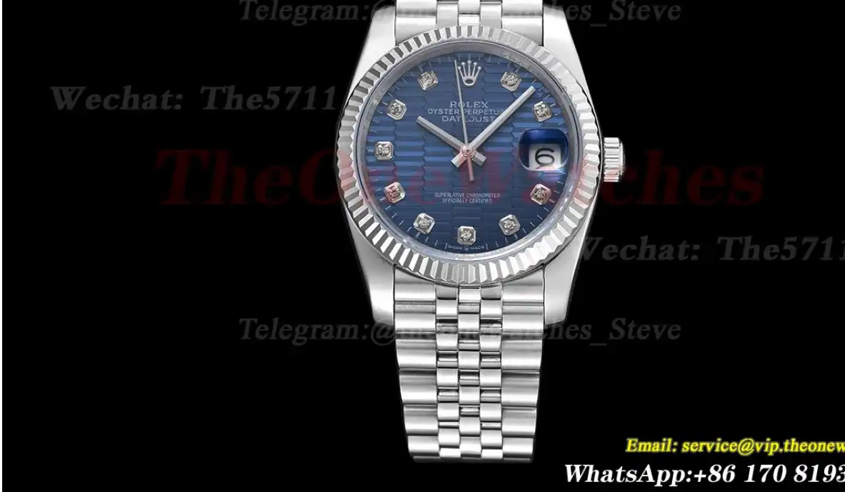 Datejust 126234 36mm Jub SS SS Blue Dia GDF MY8215