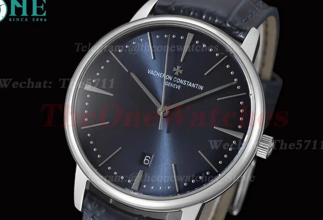 Patrimony Date 85180 SS LE Blue Dial GDF MY8215