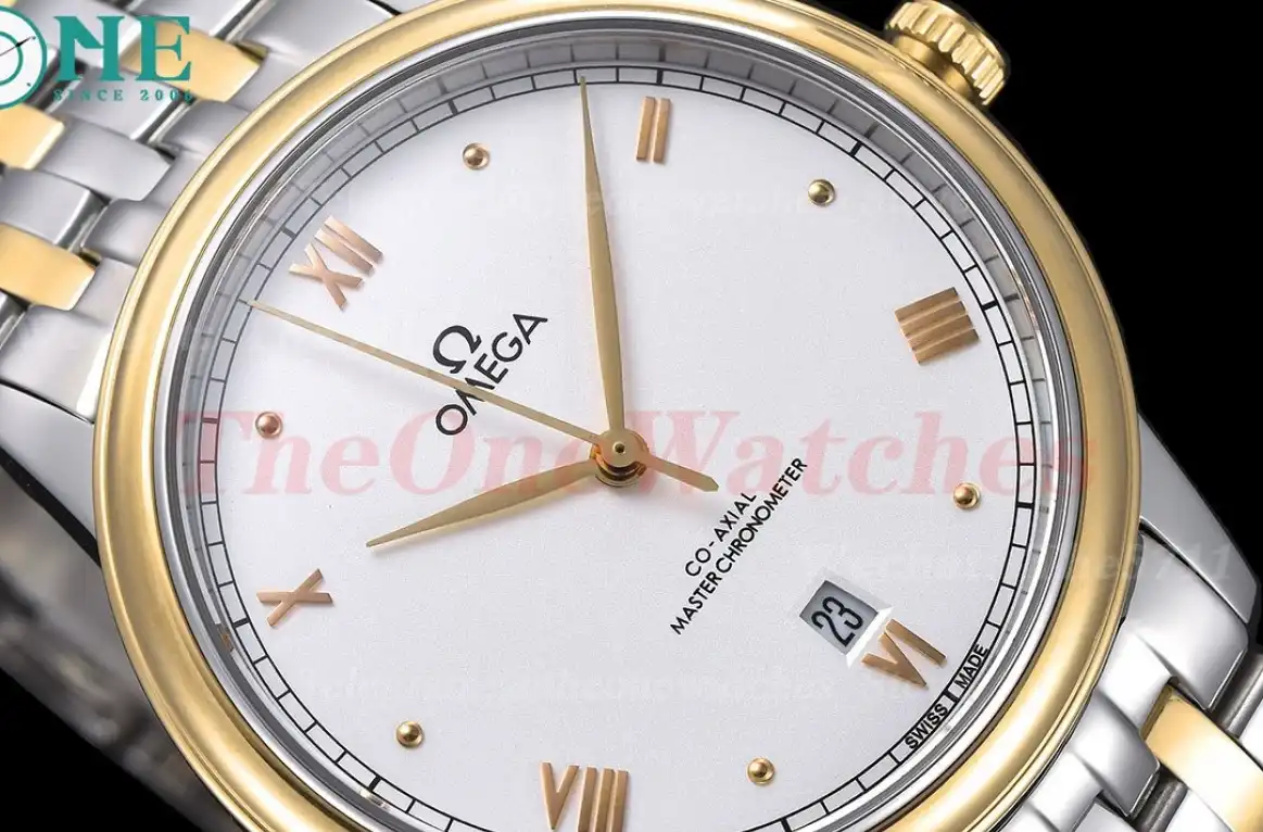 De Ville Date 40mm YG SS White Dial GDF MY8215