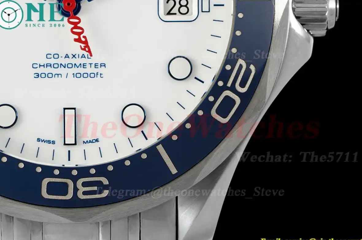 Seamaster Commander 007 SS SS White Dial OMF A2507