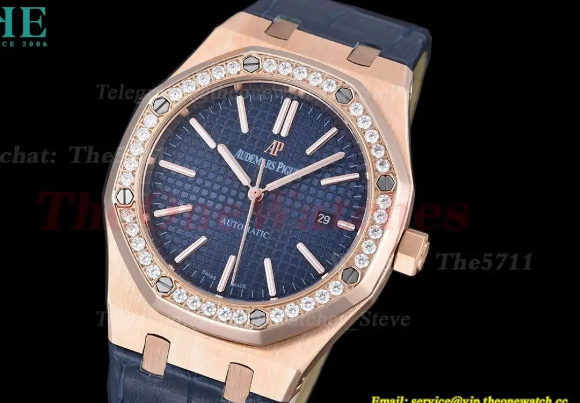 Royal Oak 15400 41mm RG LE Blue Dial GDF MY8215