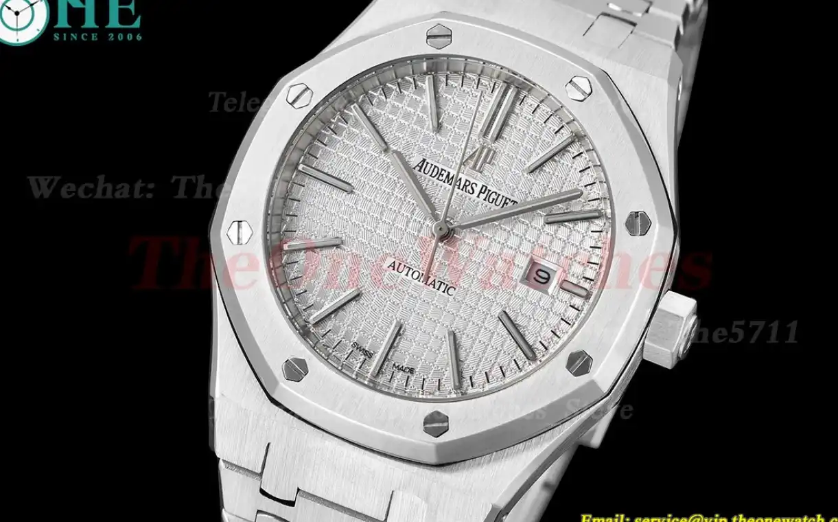 Royal Oak 15400 41mm SS SS White Dial GDF MY8215