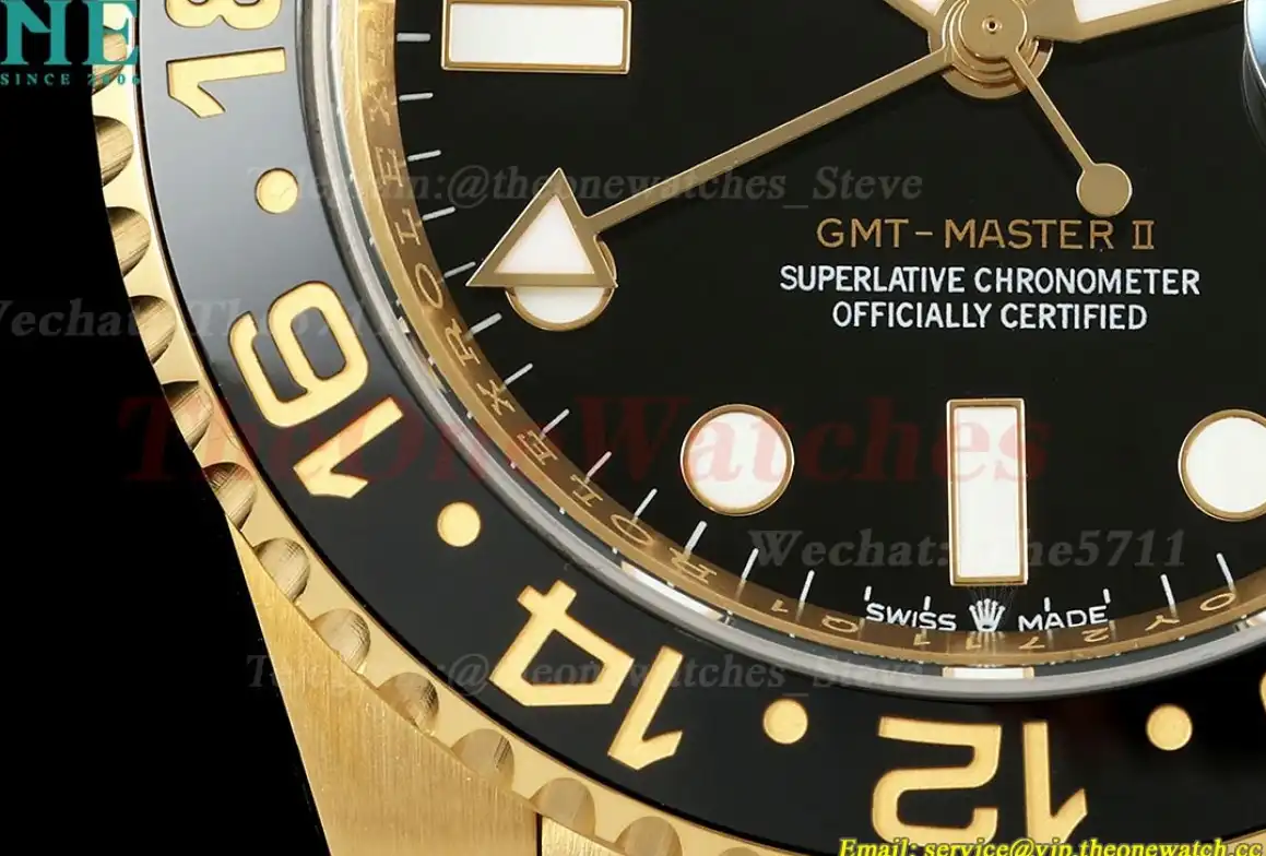 GMT Master II 126718 Jub 40mm YG YG Black Dial EWEF V2 SH3285