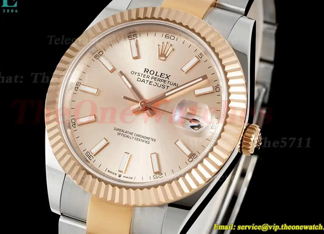 Datejust 126331 41mm Oys RG SS Gold Stk EWEF A3235