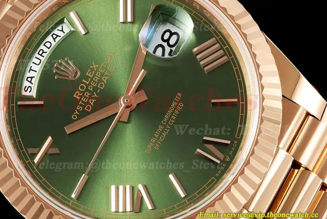 DayDate 228235 40mm RG RG Green Rmn NOOB A2836(Gain Weight)