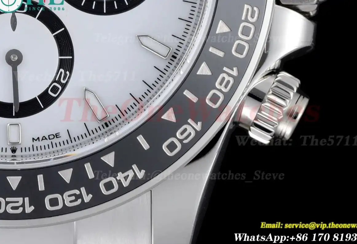 Daytona 126500LN 40mm SS SS White Dial VSF DD4802