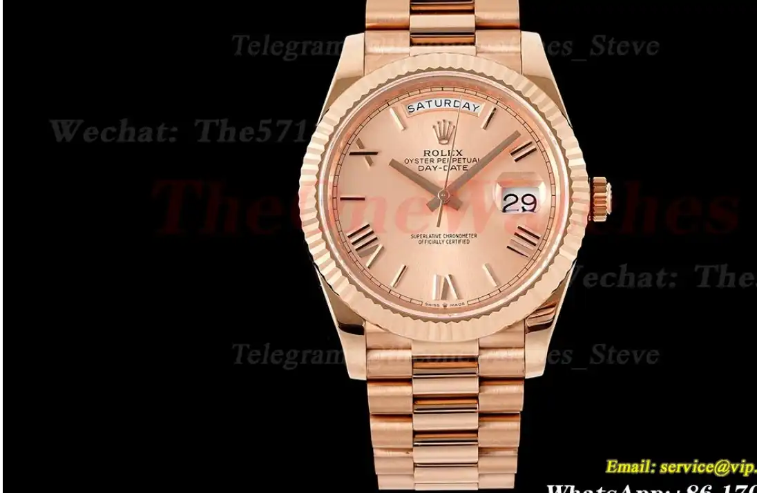 DayDate 228235 40mm Pres RG RG Rose Gold Dial GMF A2836 (Gain Weight)