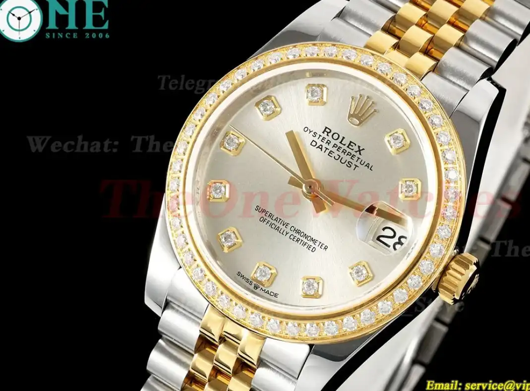 Datejust 278273 31mm Jub Dia YG SS Silver Dia JARF A2236