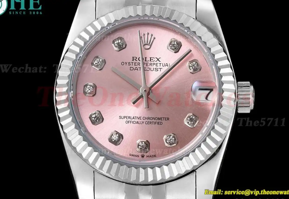 Datejust 31mm 278274 SS SS Pink Dia GDF MY8215