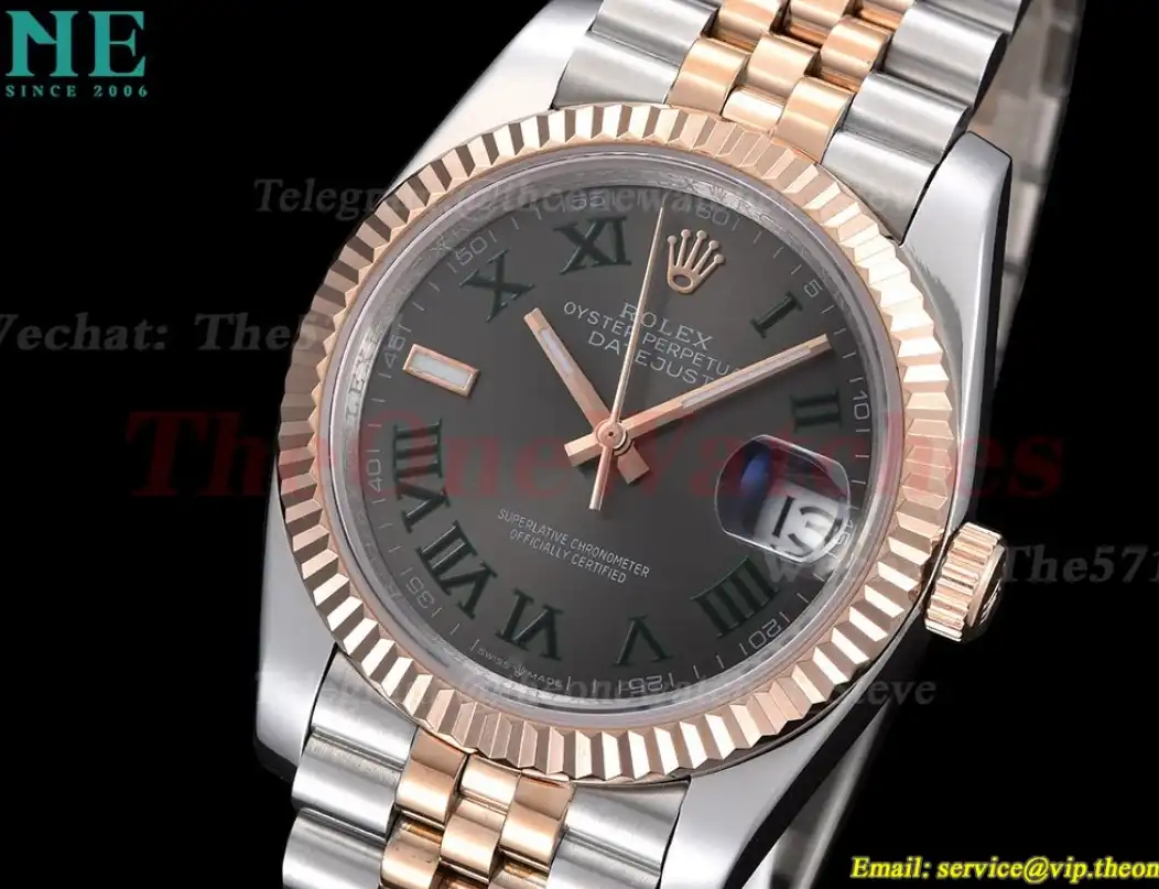 Datejust 126231 36mm Jub RG SS Grey Rmn GDF MY8215