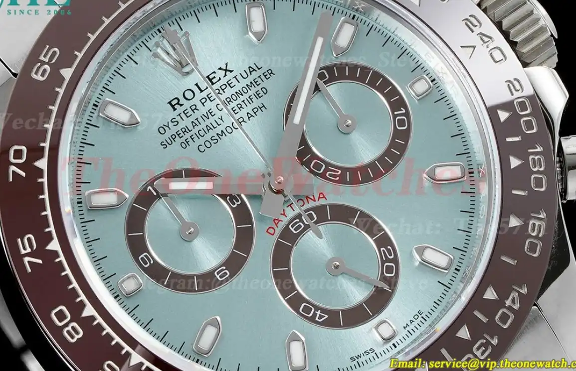 Daytona 116506 40mm SS SS Ice Blue Dial APS SH4130