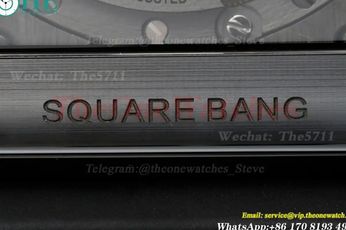 Square Bang Unico 42mm Black Cer RU Skeleton Dial BBF HUB1280A