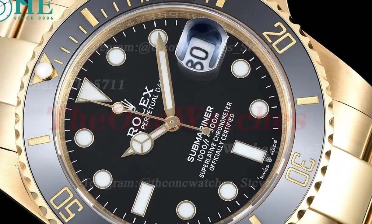 Submariner 126618LN 41mm YG YG Black GDF MY8215