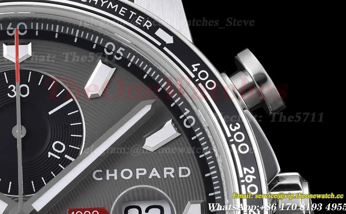 Mille Miglia Race 44mm SS LE Grey Black Dial V7F A7750