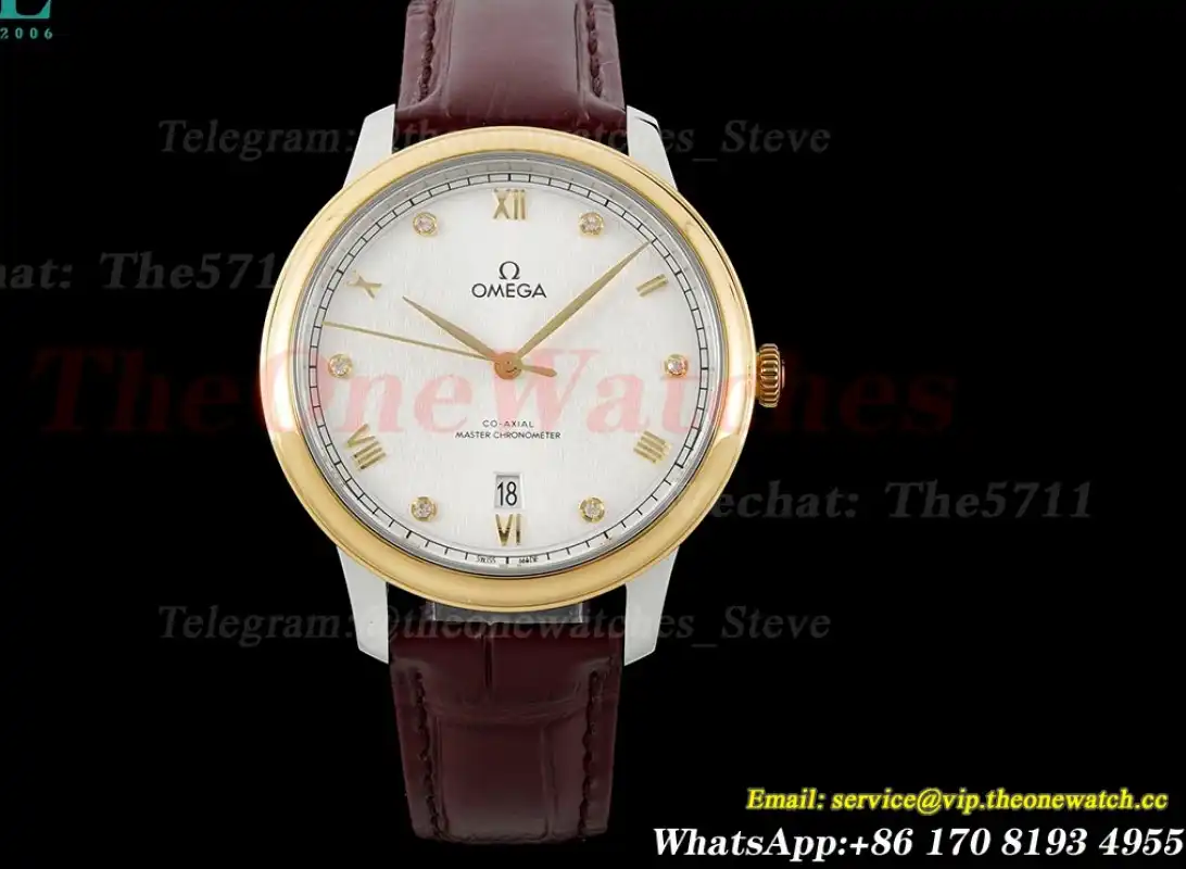 De Ville Prestige Date 40mm YG LE White Textured Dial MKS A8800