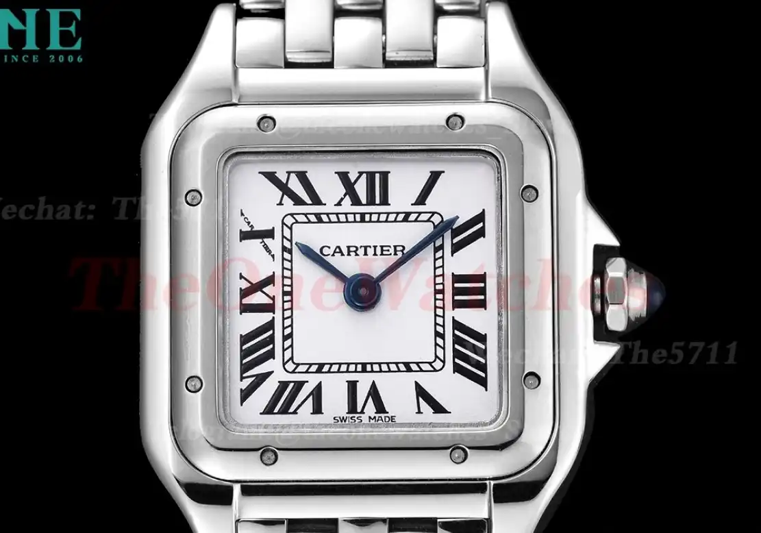 Panthere Secrete De Ladies 22mm SS SS White 8848F Swiss Qtz