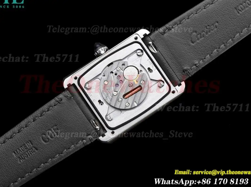 Tank Must SS LE White Dial On Black Leather Strap K11F Quartz