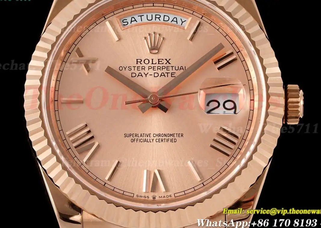 DayDate 228235 40mm Pres RG RG Rose Gold Dial GMF A2836 (Gain Weight)