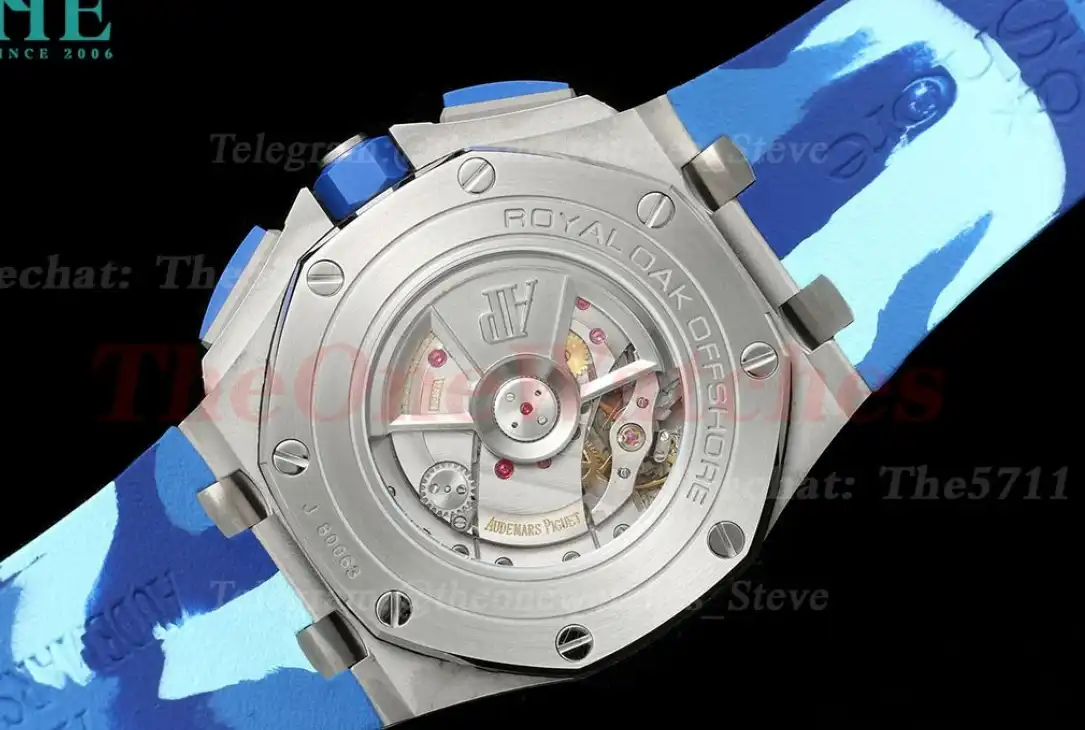 Royal Oak Offshore 26400SO Camouflage 44mm SS RU Blue Dial TKF A7750