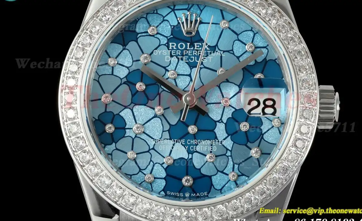 Datejust 278274 31mm Pres Dia SS SS Blue Flower Dial GMF A2824