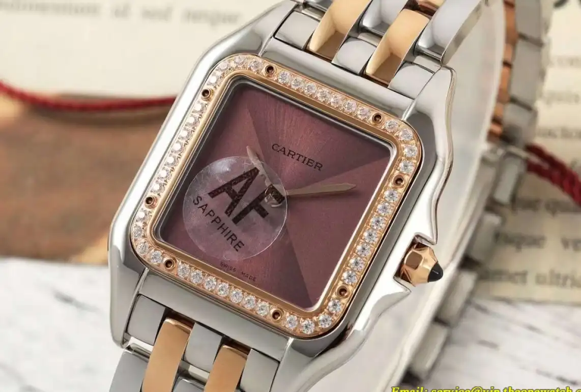 Panthere Secrete De Ladies 27mm Dia RG SS Brown Dial AF Quartz